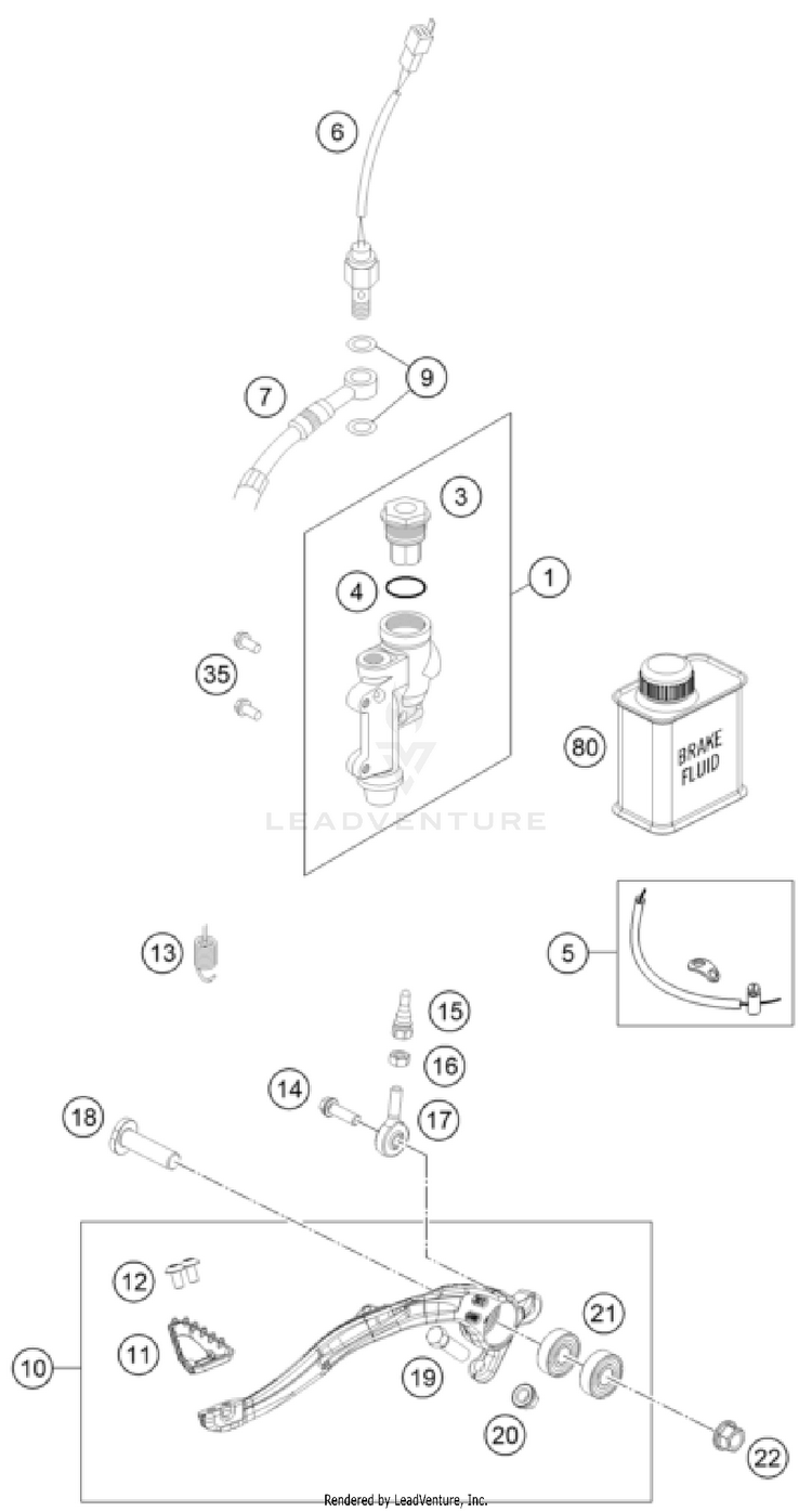Rear Brake Control Schematic