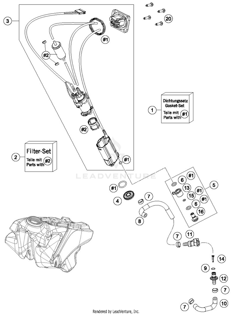 Fuel Pump FC 450 CHASSIS - 2019 Schematic