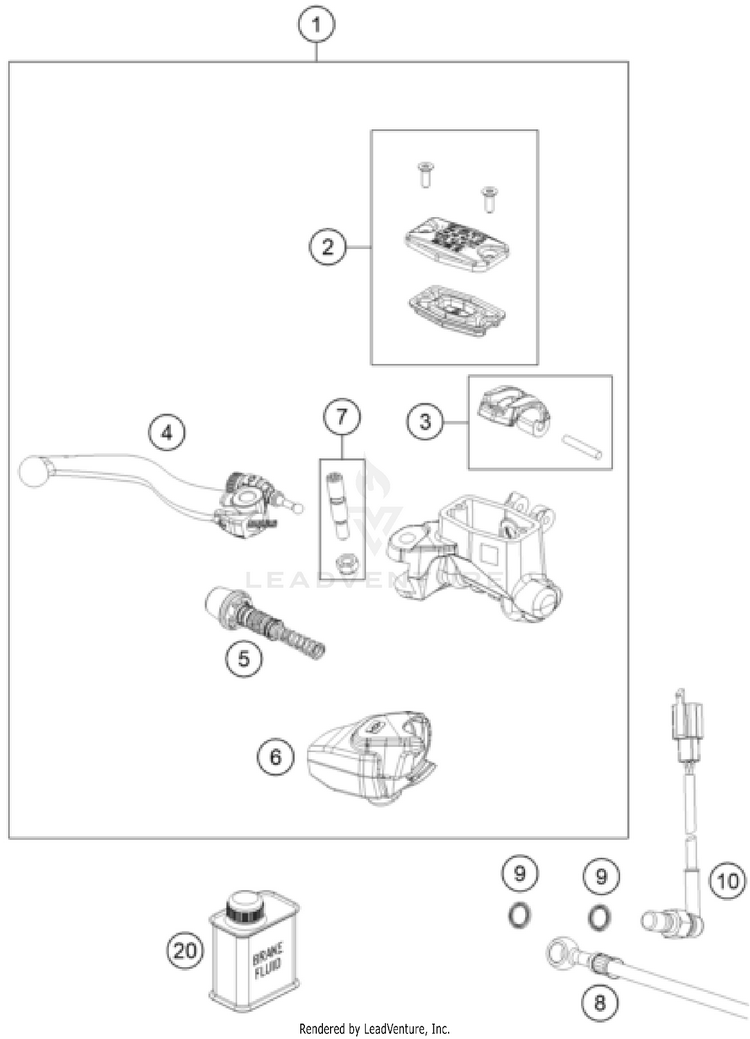 Front Brake Control Schematic