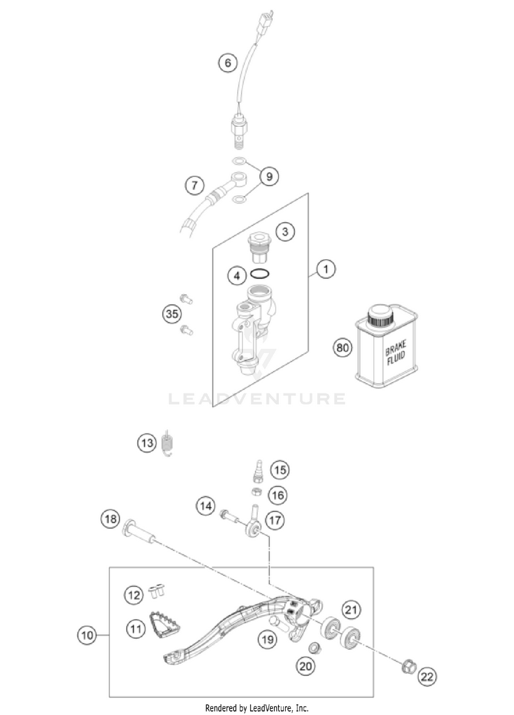 Rear Brake Control Schematic