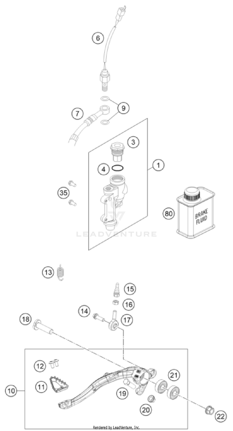 Rear Brake Control Schematic