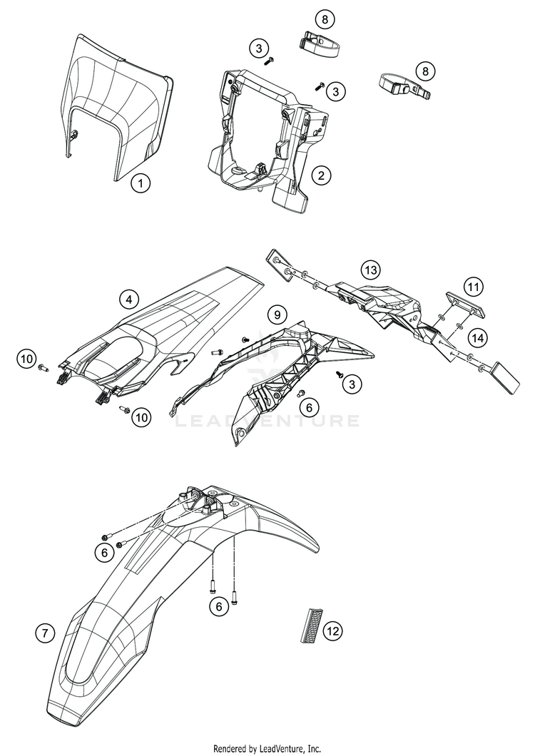 Mask, Fenders FE 350s CHASSIS - 2020 Schematic