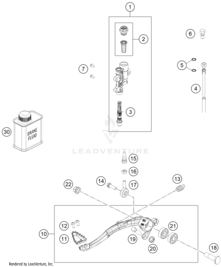 Rear Brake Control Schematic