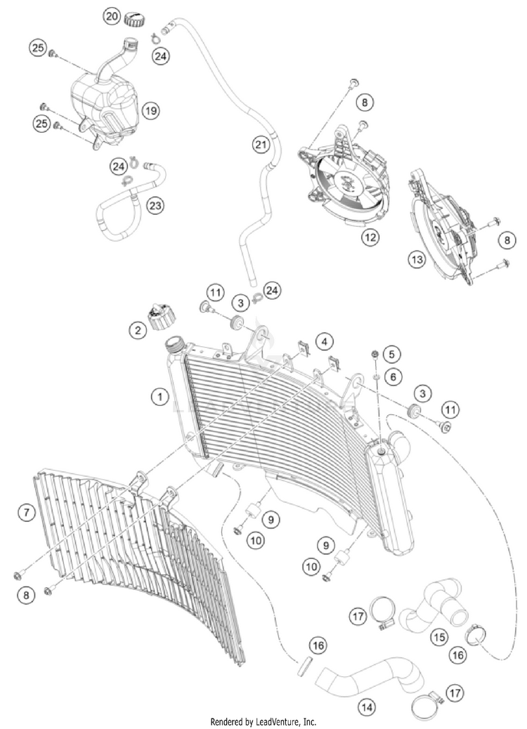 Cooling System 901 Norden ENGINE - 2024 Schematic