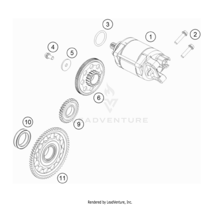 Electric Starter FC/FX 450 Engine - 2022 Schematic