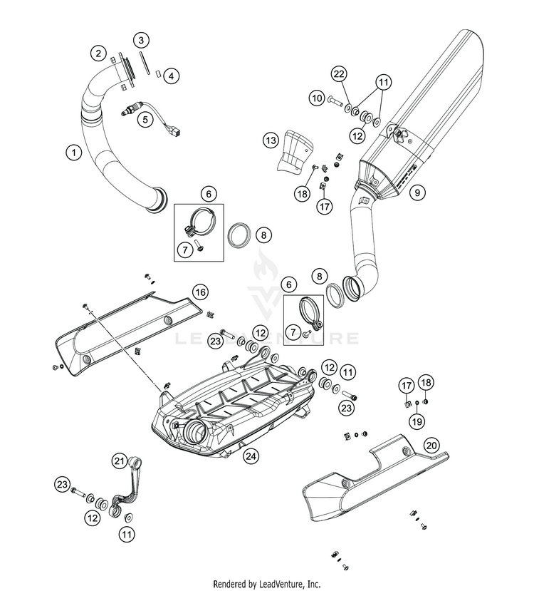 Exhaust System Schematic