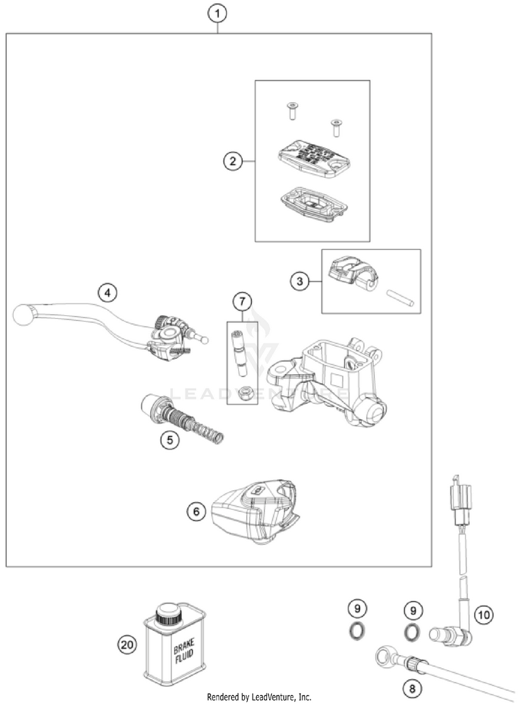 Front Brake Control Schematic