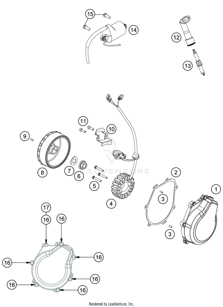 Ignition System FE 501s ENGINE - 2020 Schematic