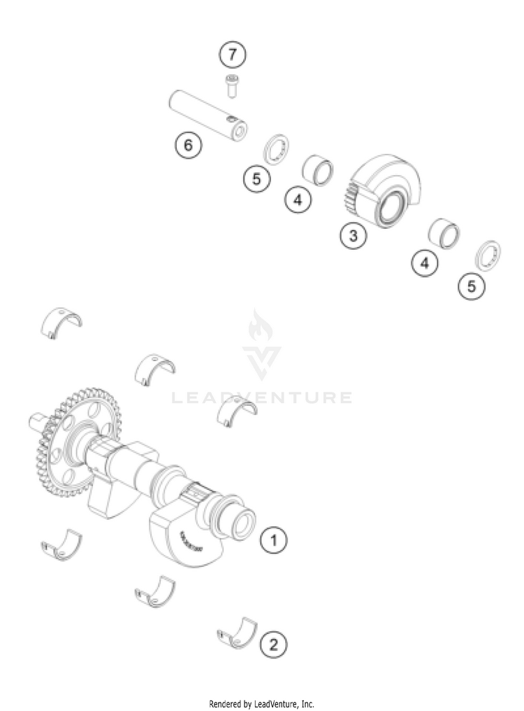 Balancer Shaft 901 Norden Engine - 2022 Schematic