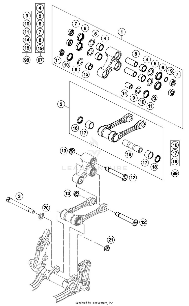 Pro Lever Linking TX 300 CHASSIS - 2019 Schematic