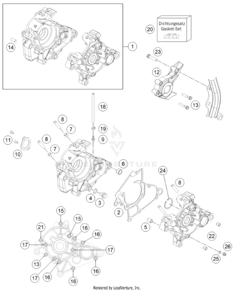 Engine Case TC 50 ENGINE - 2023 Schematic