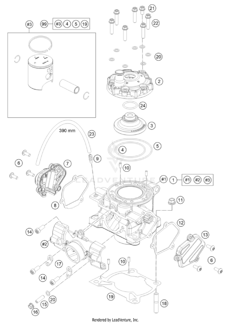 Cylinder TC 85 ENGINE - 2025 Schematic