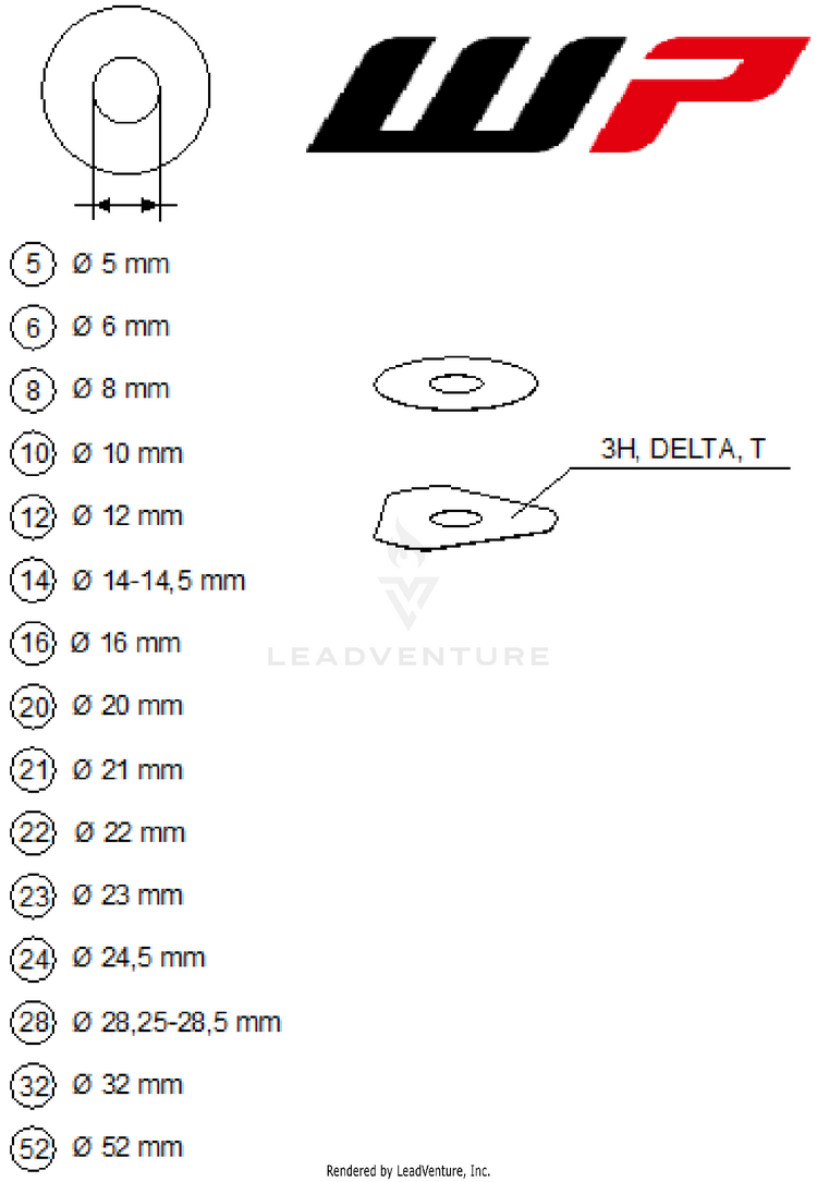 Wp Shims For Setting FE 450 US ENGINE - 2026 Schematic