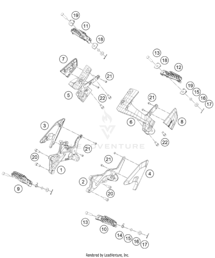 Footpegs Schematic