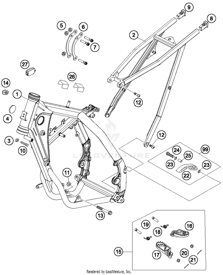 Frame, Sub Frame TC 85 17_14 CHASSIS - 2017 Schematic