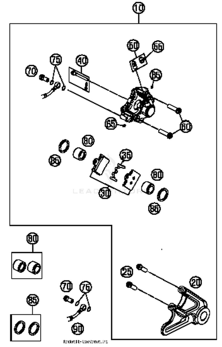 Brake Caliper Rear TC 85 17_14 CHASSIS - 2017 Schematic