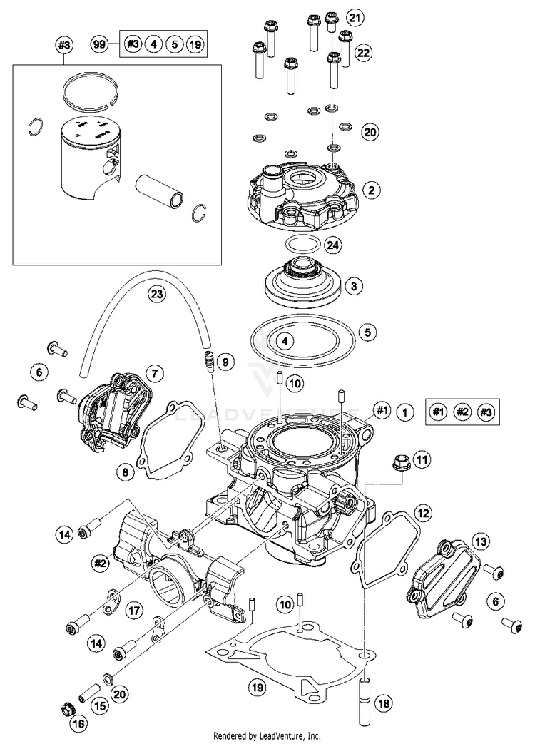 Cylinder TC 85 ENGINE - 2018 Schematic