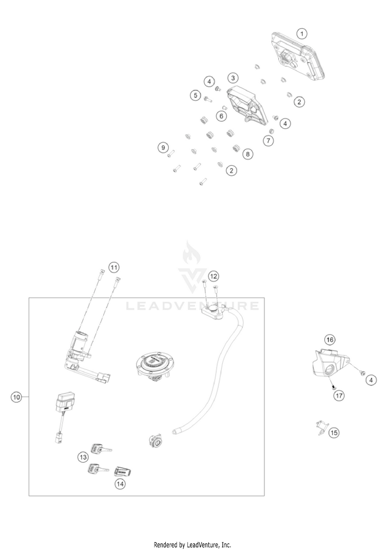 Instruments / Lock System NORDEN 901 US CHASSIS - 2022 Schematic