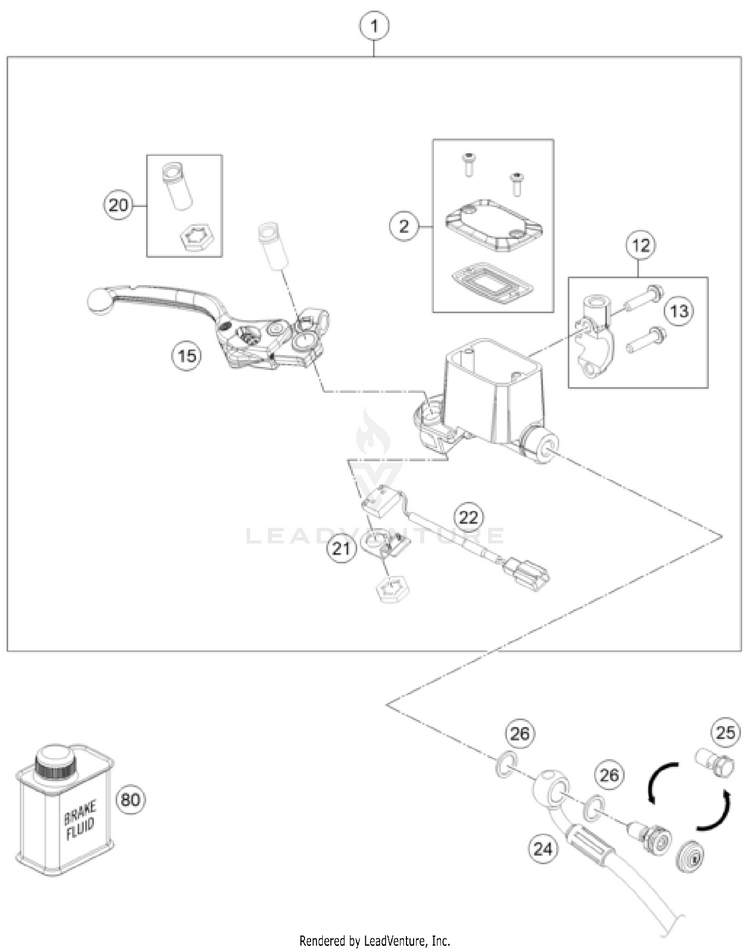 Front Brake Control Schematic