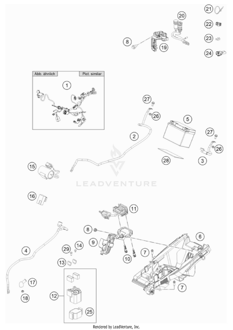 Wiring Harness FX 450 CHASSIS - 2022 Schematic
