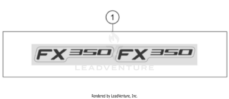 Decal TX 300 CHASSIS - 2023 Schematic
