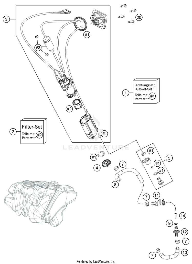 Fuel Pump FC 450 CHASSIS - 2020 Schematic