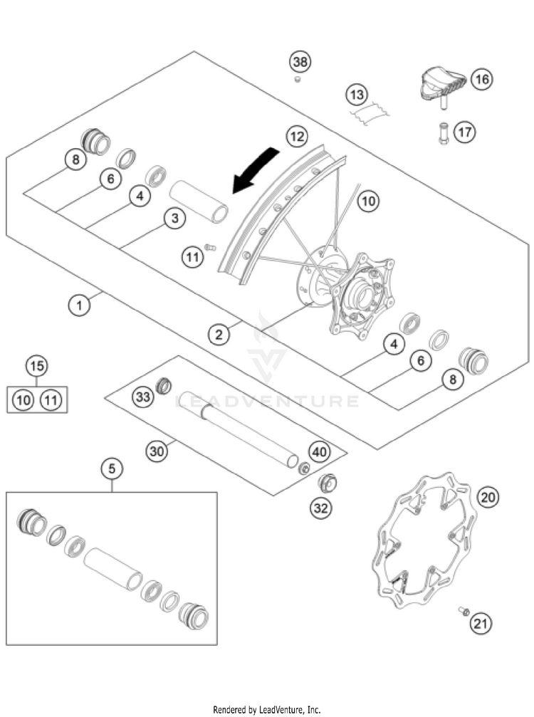 Front Wheel Schematic