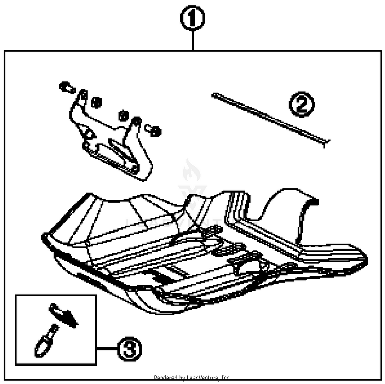 Engine Guard TE 300 CHASSIS - 2014 Schematic