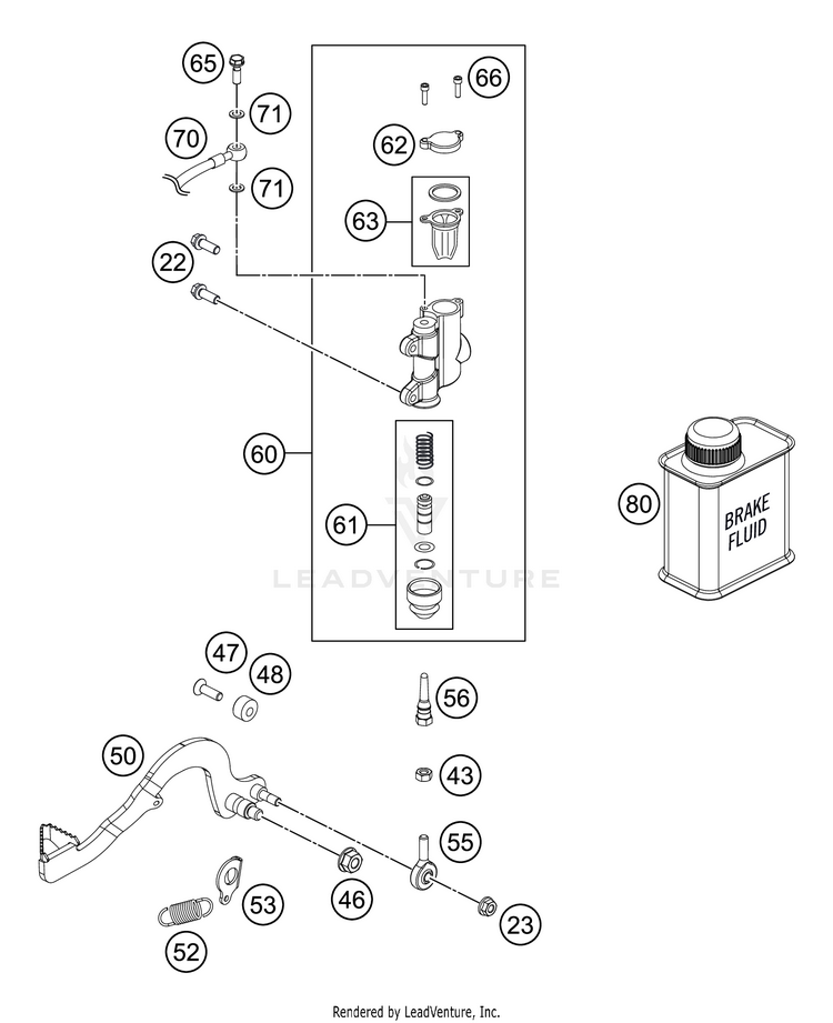 Rear Brake Control Schematic