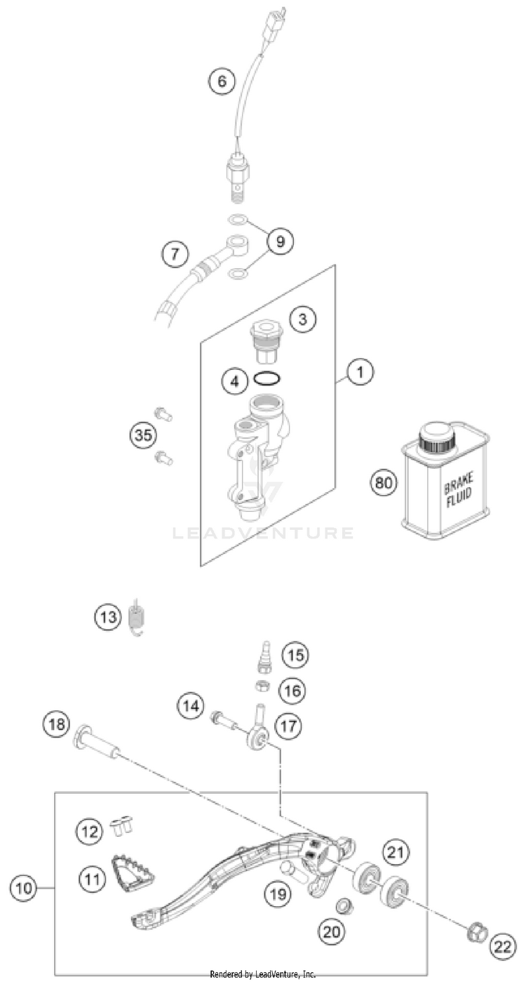 Rear Brake Control Schematic