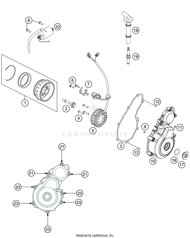 Ignition System FE 350s ENGINE - 2020 Schematic