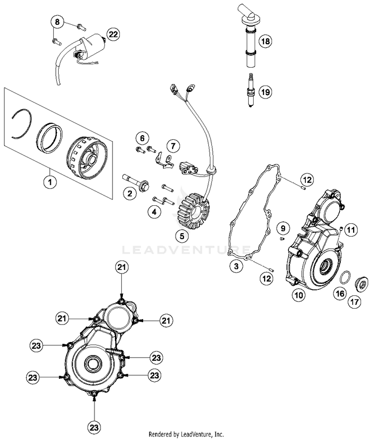 Ignition System FE 250 ENGINE - 2018 Schematic