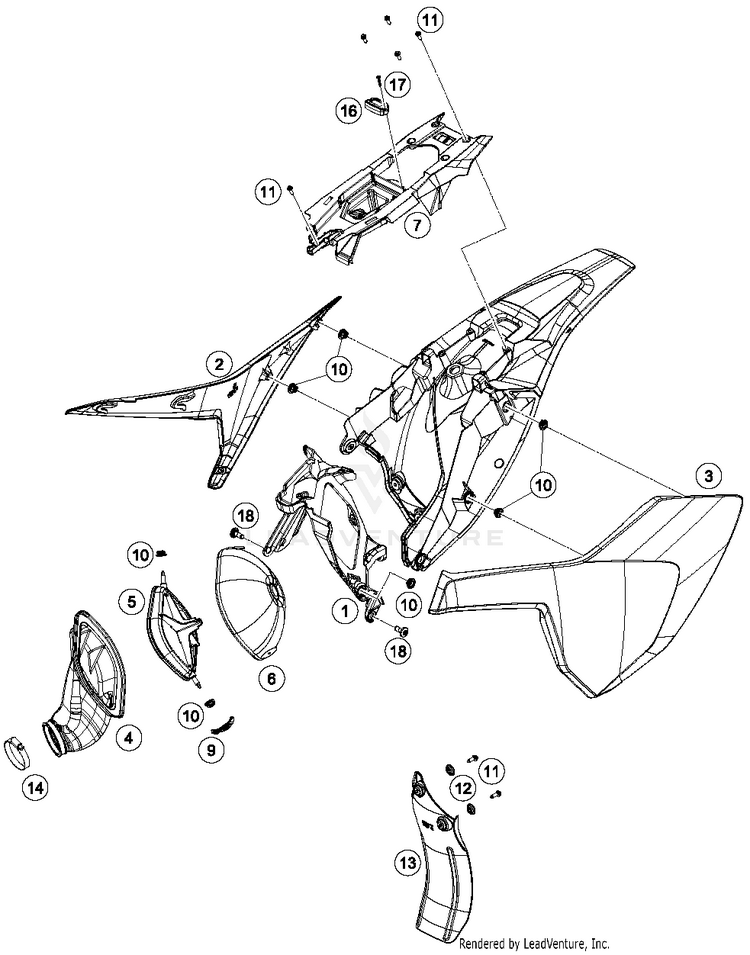 Air Filter TC 85 17 14 CHASSIS - 2018 Schematic