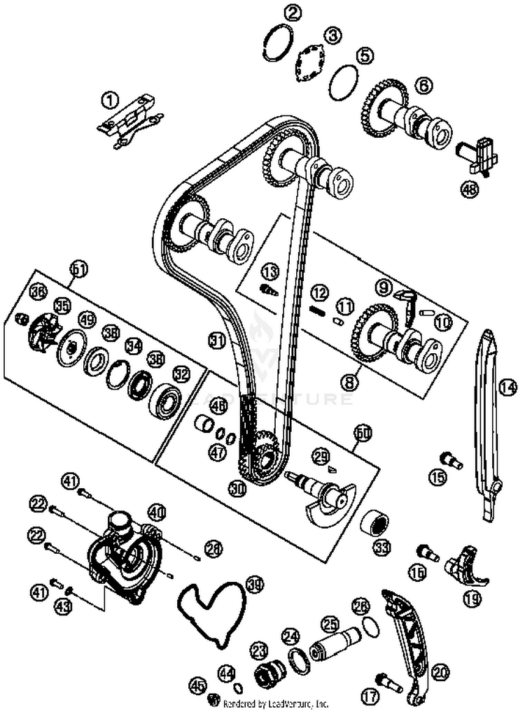 Timing Drive FC 250 ENGINE - 2015 Schematic