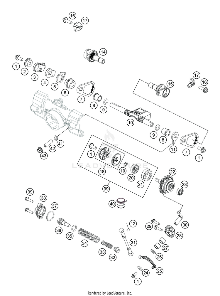 Exhaust Control TC 85 19 16 ENGINE - 2020 Schematic