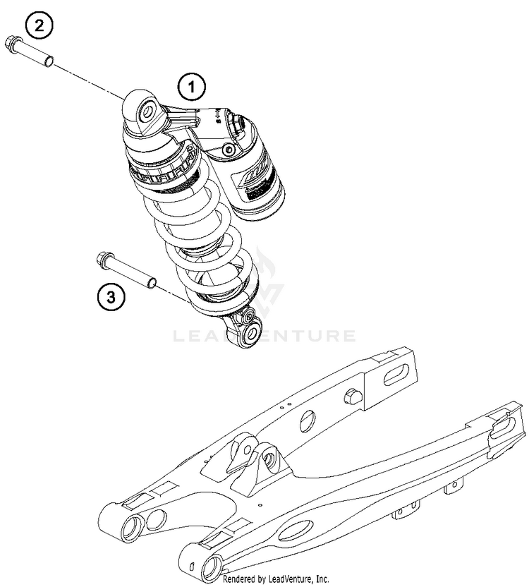 Shock Absorber TC 85 CHASSIS - 2014 Schematic