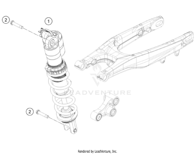 Shock Absorber FS 450 CHASSIS - 2024 Schematic