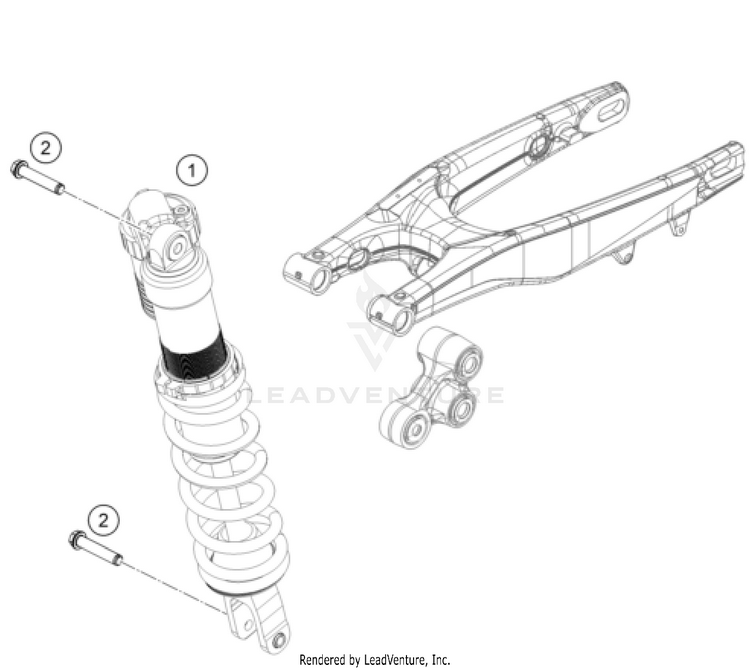 Shock Absorber FX 450 CHASSIS - 2022 Schematic
