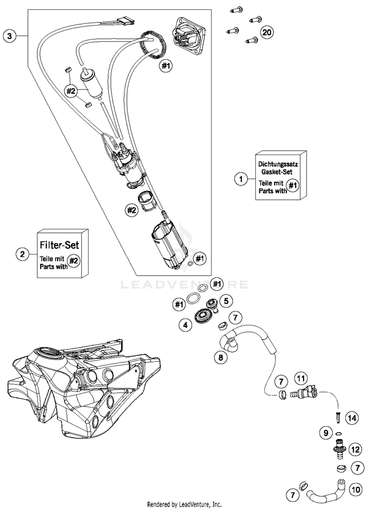 Fuel Pump FC 450 CHASSIS - 2016 Schematic