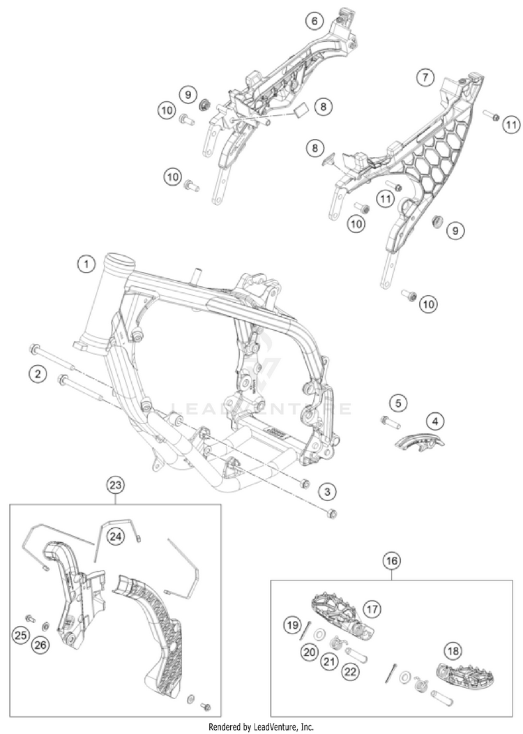 Frame TC 50 EU CHASSIS - 2024 Schematic