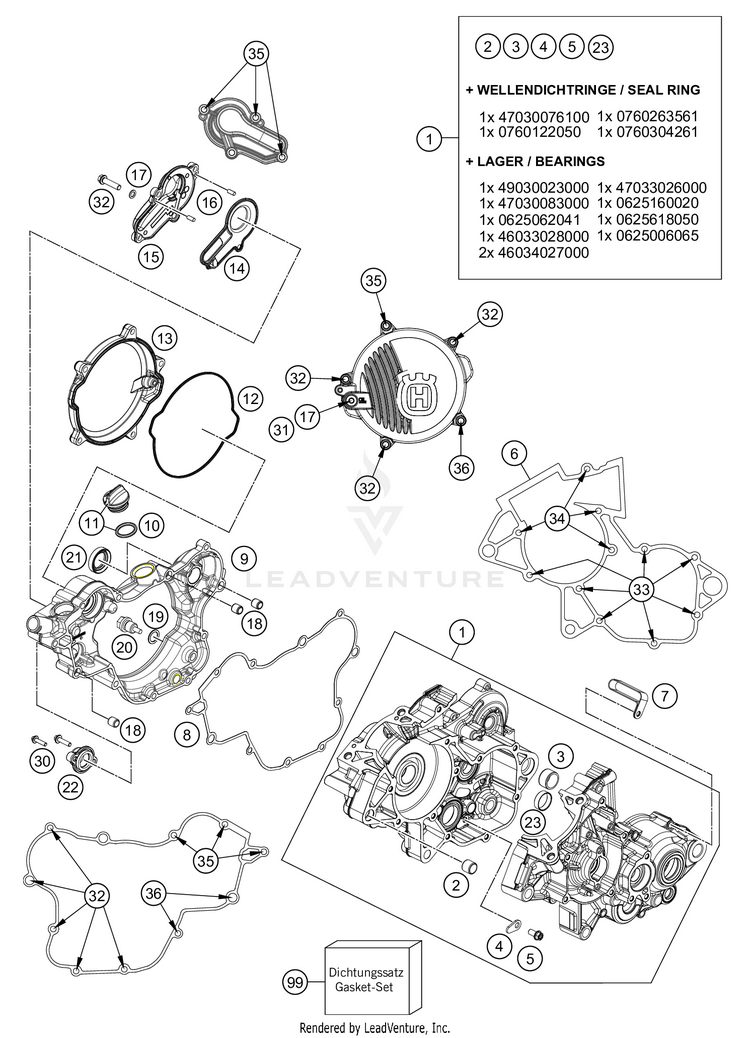 Engine Case Schematic