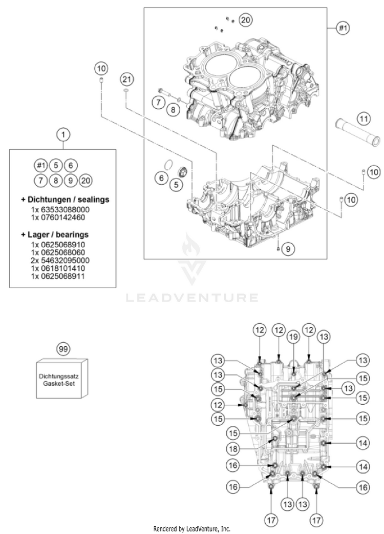 Engine Case 901 Norden ENGINE - 2024 Schematic