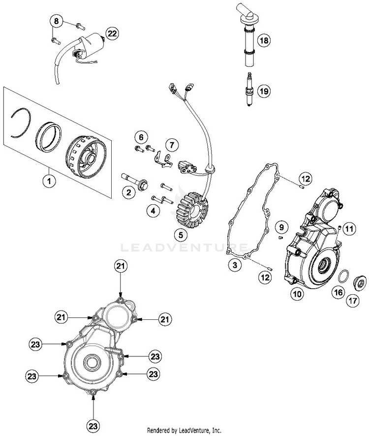 Ignition System FE 250 ENGINE - 2019 Schematic