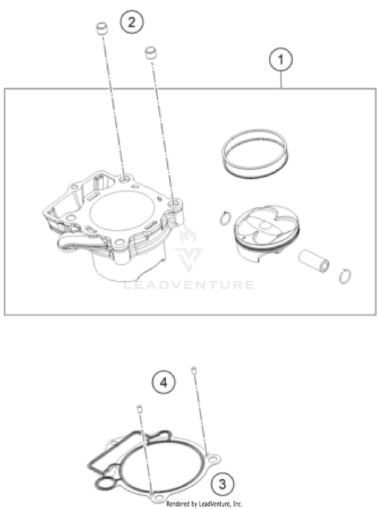 Cylinder FC 350 Engine - 2023 Schematic