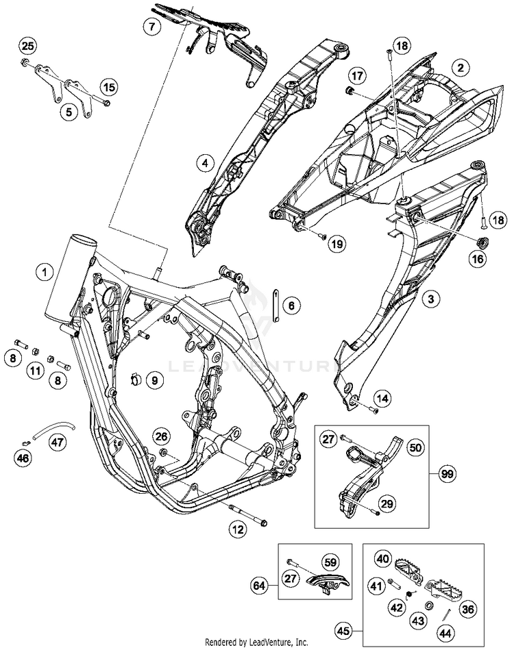 Frame FE 250 CHASSIS - 2015 Schematic