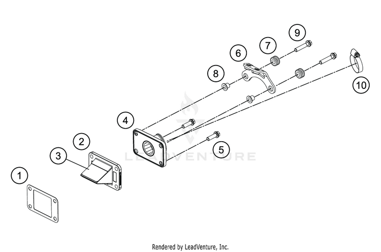 Reed Valve Case TC 50 MINI ENGINE - 2020 Schematic