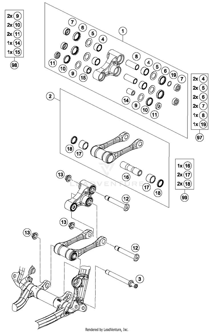 Pro Lever Linking FC 250 CHASSIS - 2017 Schematic