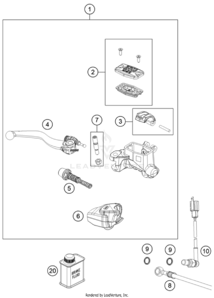 Front Brake Control Schematic