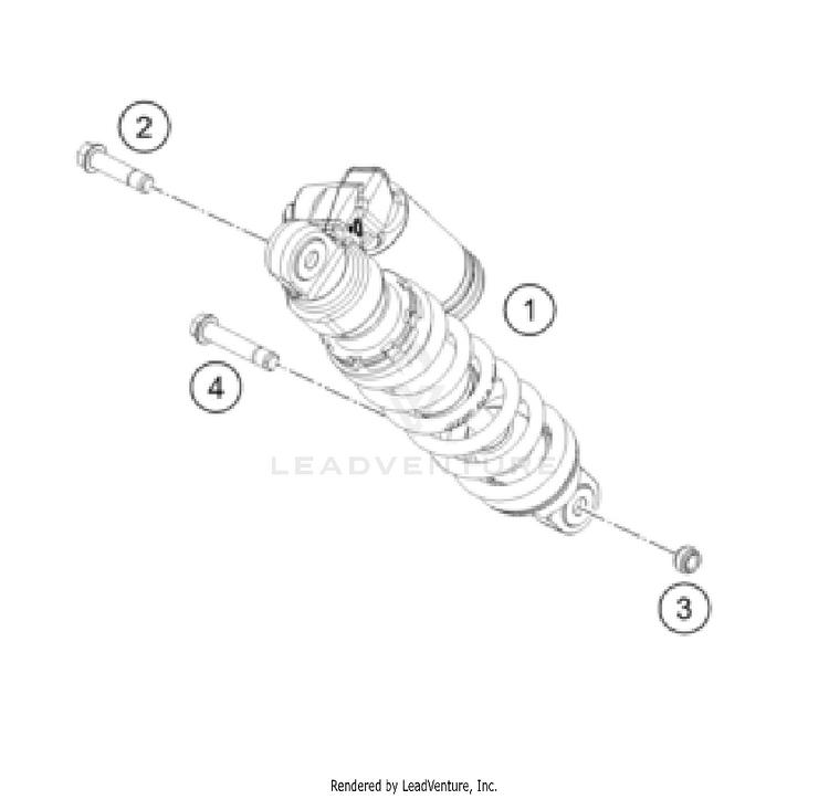 Shock Absorber TC 65 CHASSIS - 2025 Schematic