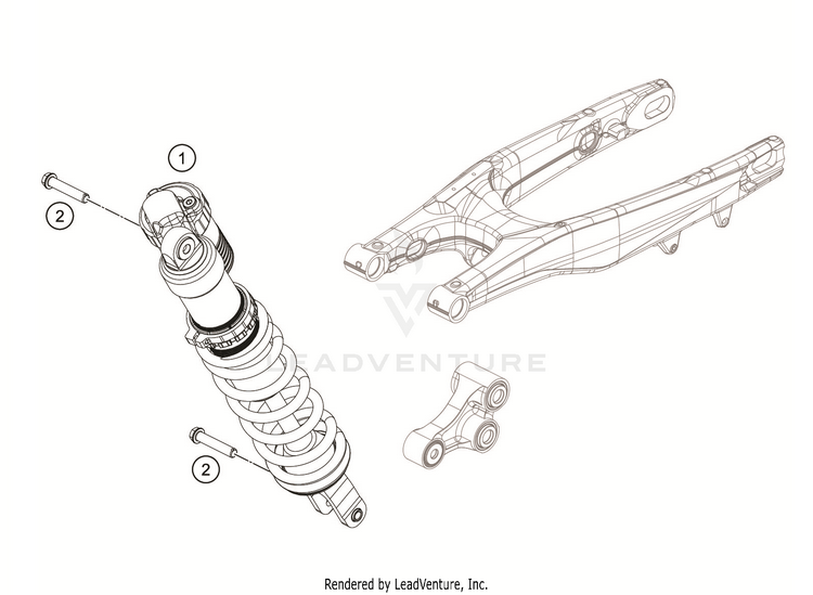 Shock Absorber FC 350 CHASSIS - 2019 Schematic